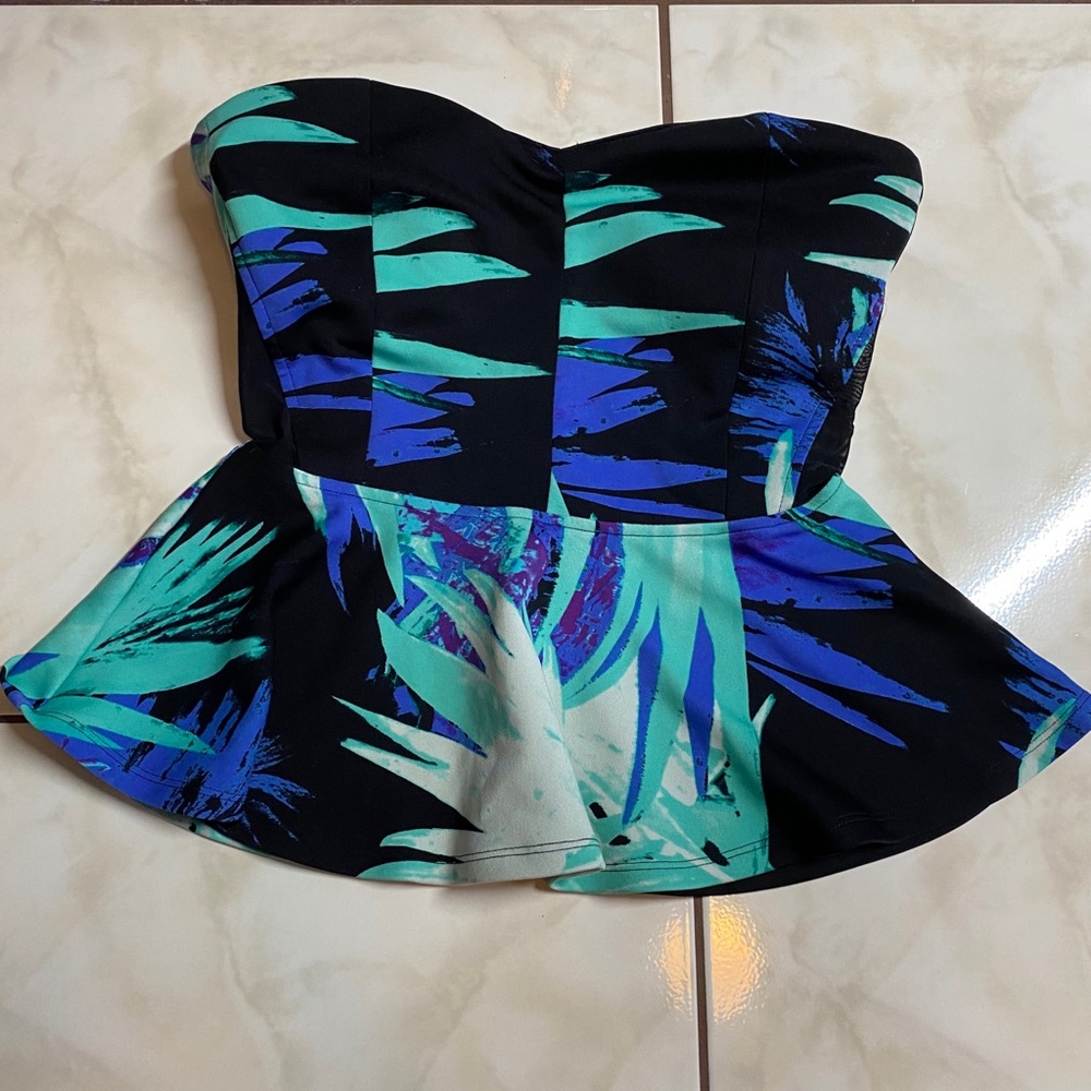 Bebe strapless top
